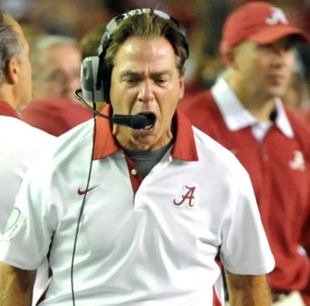 UnbelievableAlabama head coach Nick Saban ,has made a Terrified