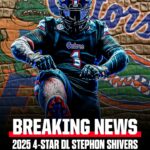 BREAKING: Today 2025 DL Stephon Shivers has COMMITTED to the University of Florida