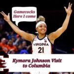 Target of the South Carolina basketball site Kymora Johnson remains in