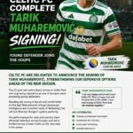 Celtic FC Complete the Signing of Tarik Muharemović..