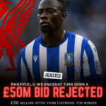 £50M BID REJECTED: Sheffield Wednesday Star Turns Down Liverpool Interest in Stunning Transfer Twist…