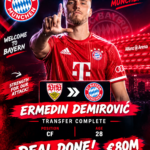 DONE DEAL: Bayern Munich Complete top striker Signing now..