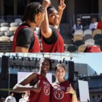 TWO SOUTH CAROLINA GAMECOCKS PLAYERS DRAW ATTENTION AHEAD OF OUTDOOR SHOWDOWN..