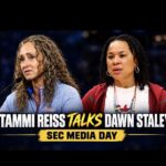 BREAKING: Gators Coach Tammi Reiss Talks Dawn Staley at SEC Media Day..